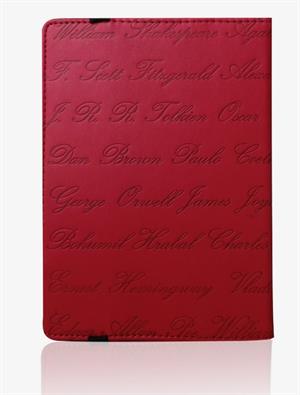 eBookReader Jules Verne luksus rød cover ebogslæser bagside